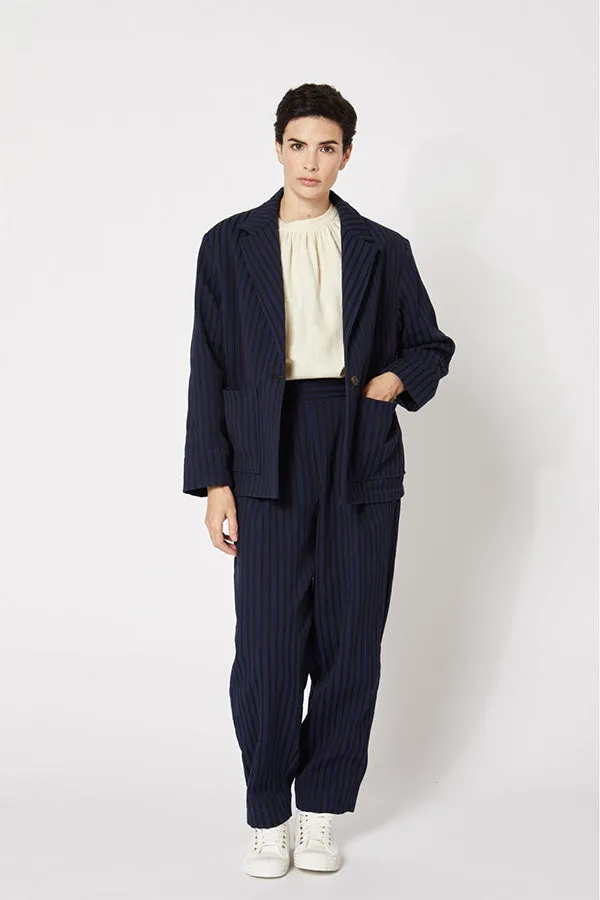 MaPoésie HARRY DARK STRIPED CORDUROY JACKET