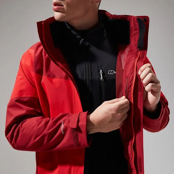 Men's Arran Jacket - Red/Dark Red