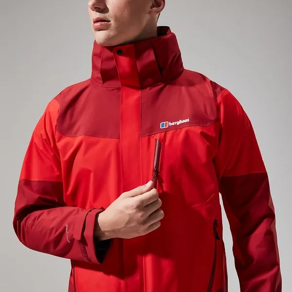 Men's Arran Jacket - Red/Dark Red