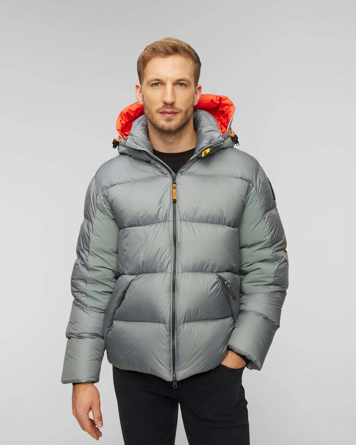 Men's grey down jacket Parajumpers Lexert 23wmpmpueo02-255