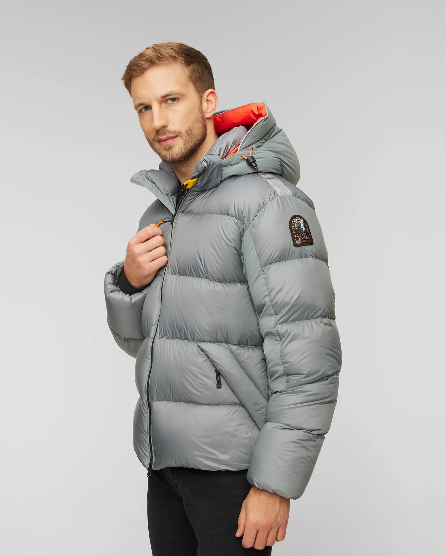 Men's grey down jacket Parajumpers Lexert 23wmpmpueo02-255