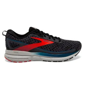 Men's Brooks Trace 3, Blackened Pearl/Red/Blue, 9 D Medium