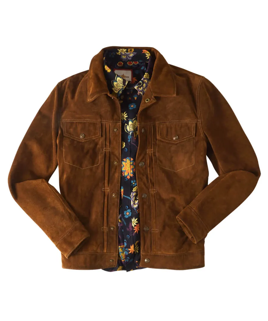 Men's Brown Suede Jacket