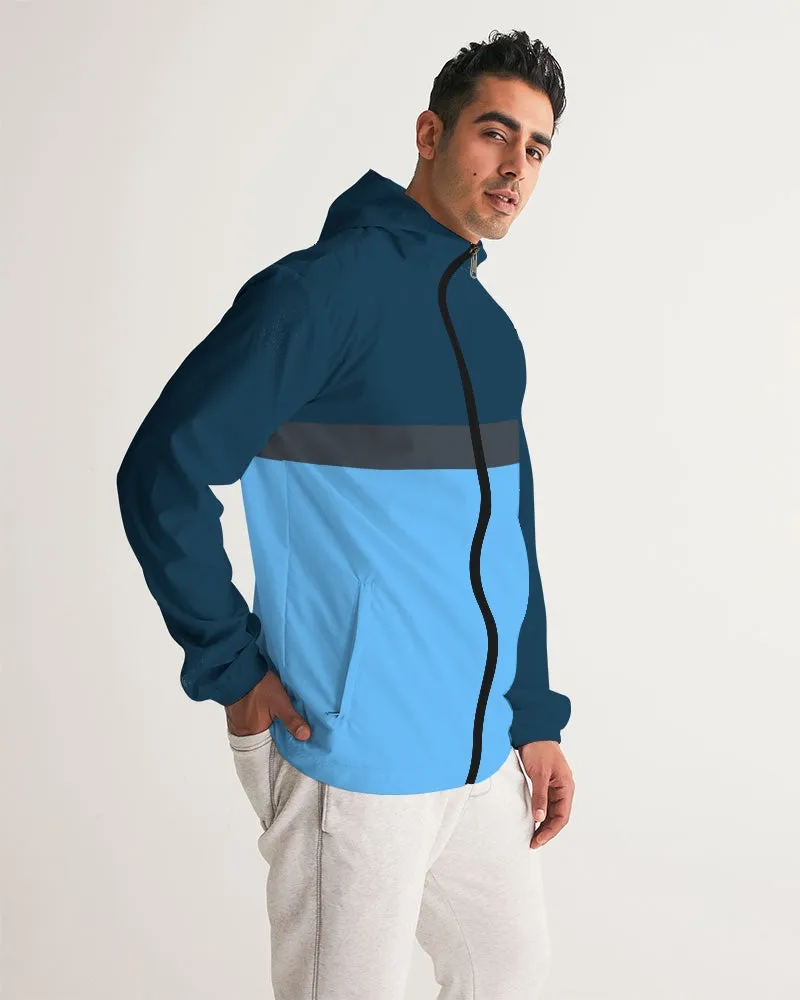 Men's FYC Zip Up Lightweight Windbreaker Water Resistant Jacket