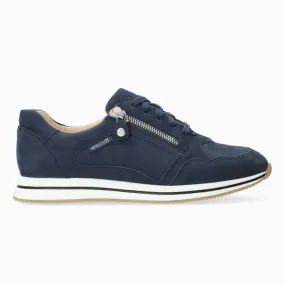 Mephisto Women’s Leenie Sneaker Blue Nubuck