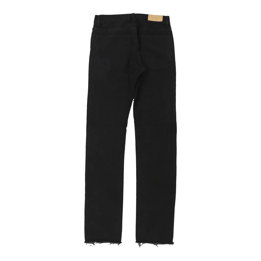 Mnmi Graphic Jeans - 30W UK 10 Black Cotton