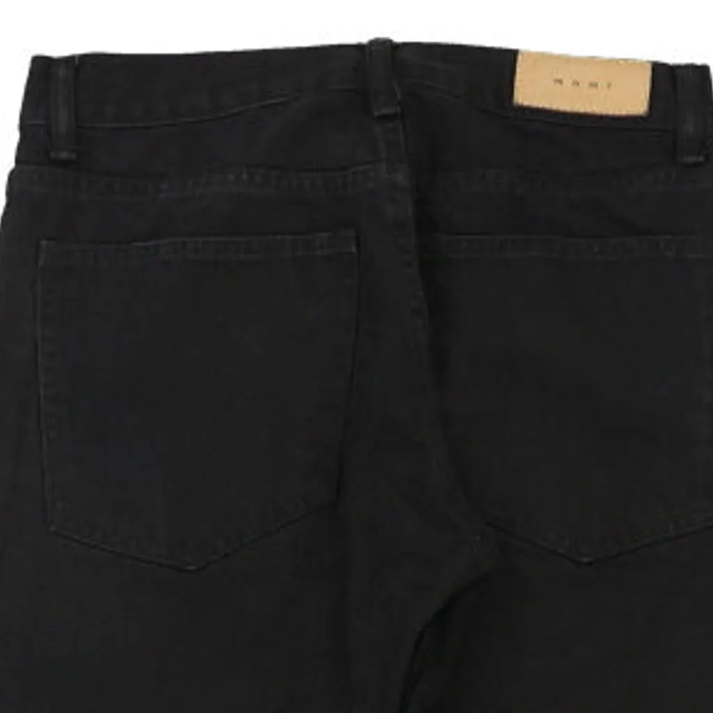 Mnmi Graphic Jeans - 30W UK 10 Black Cotton