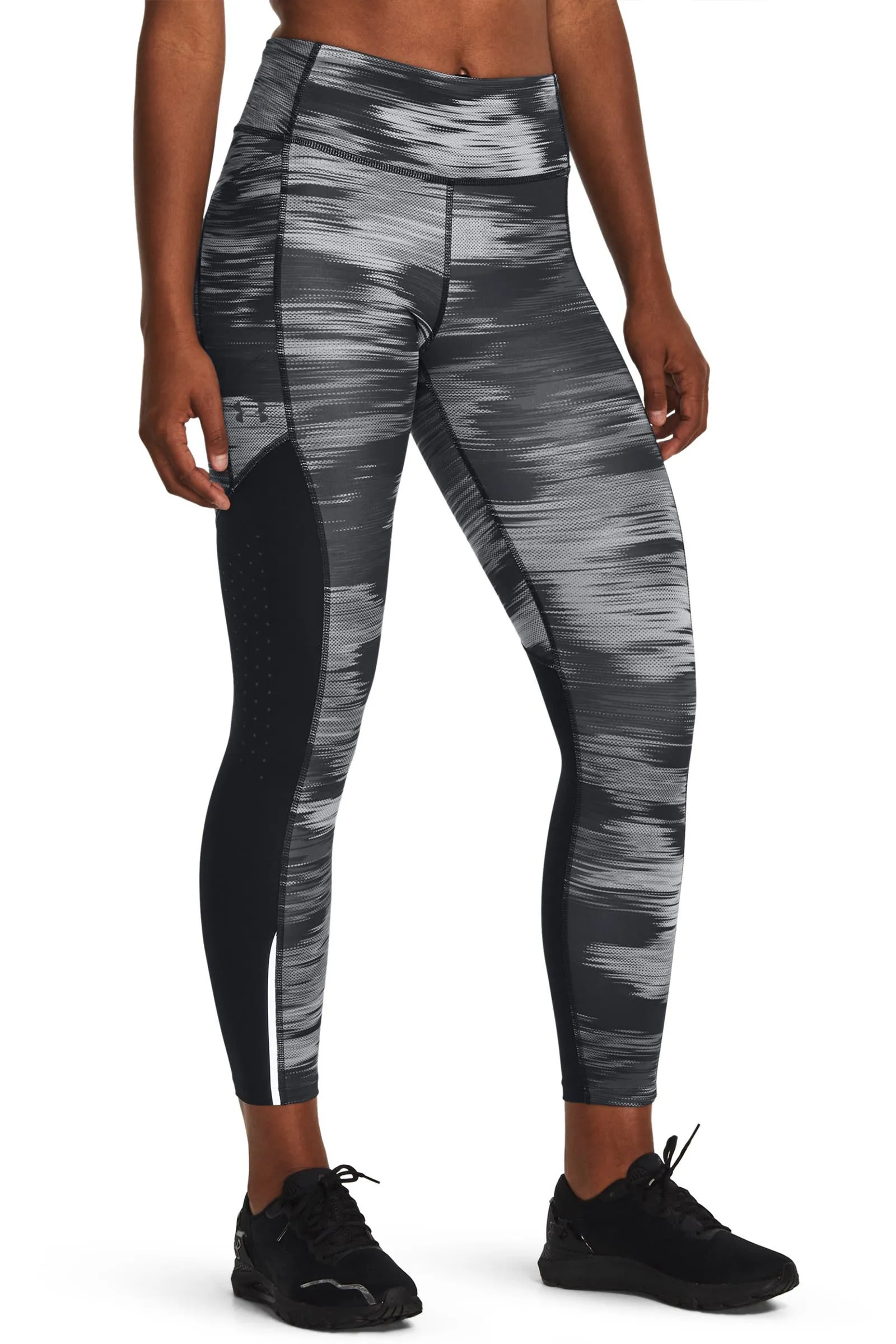 Mod Gray Reflective UA Fly Fast 3.0 Glitch Tights