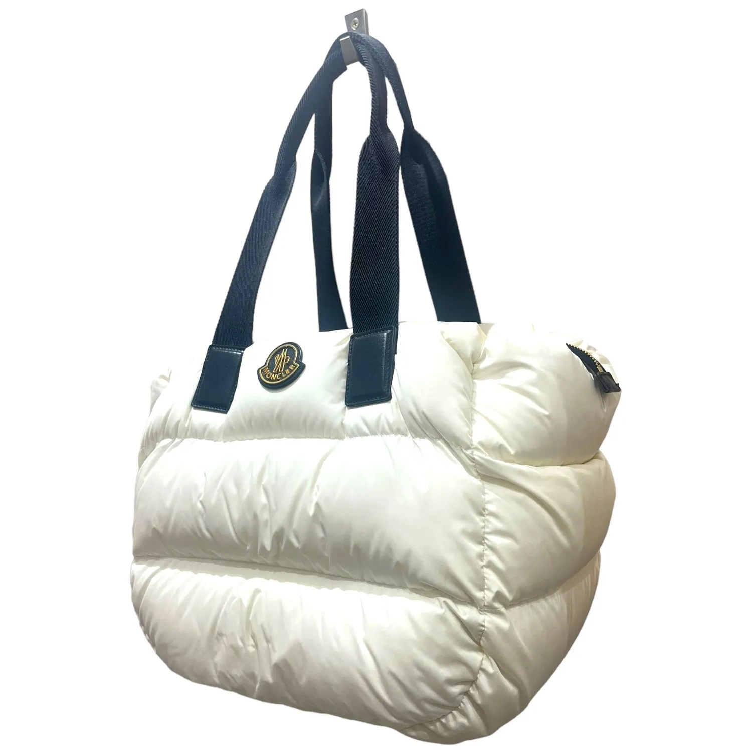 Moncler White Padded Bag