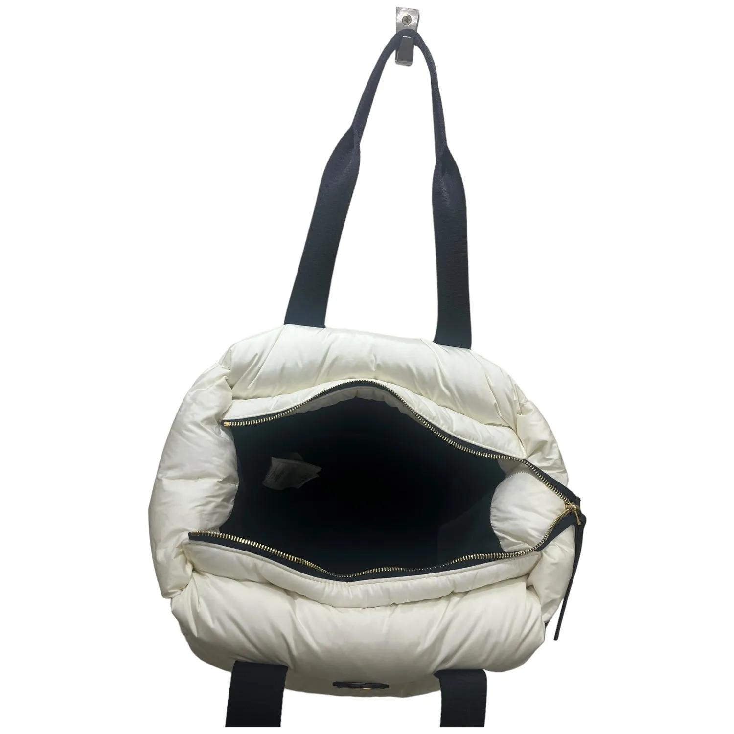 Moncler White Padded Bag