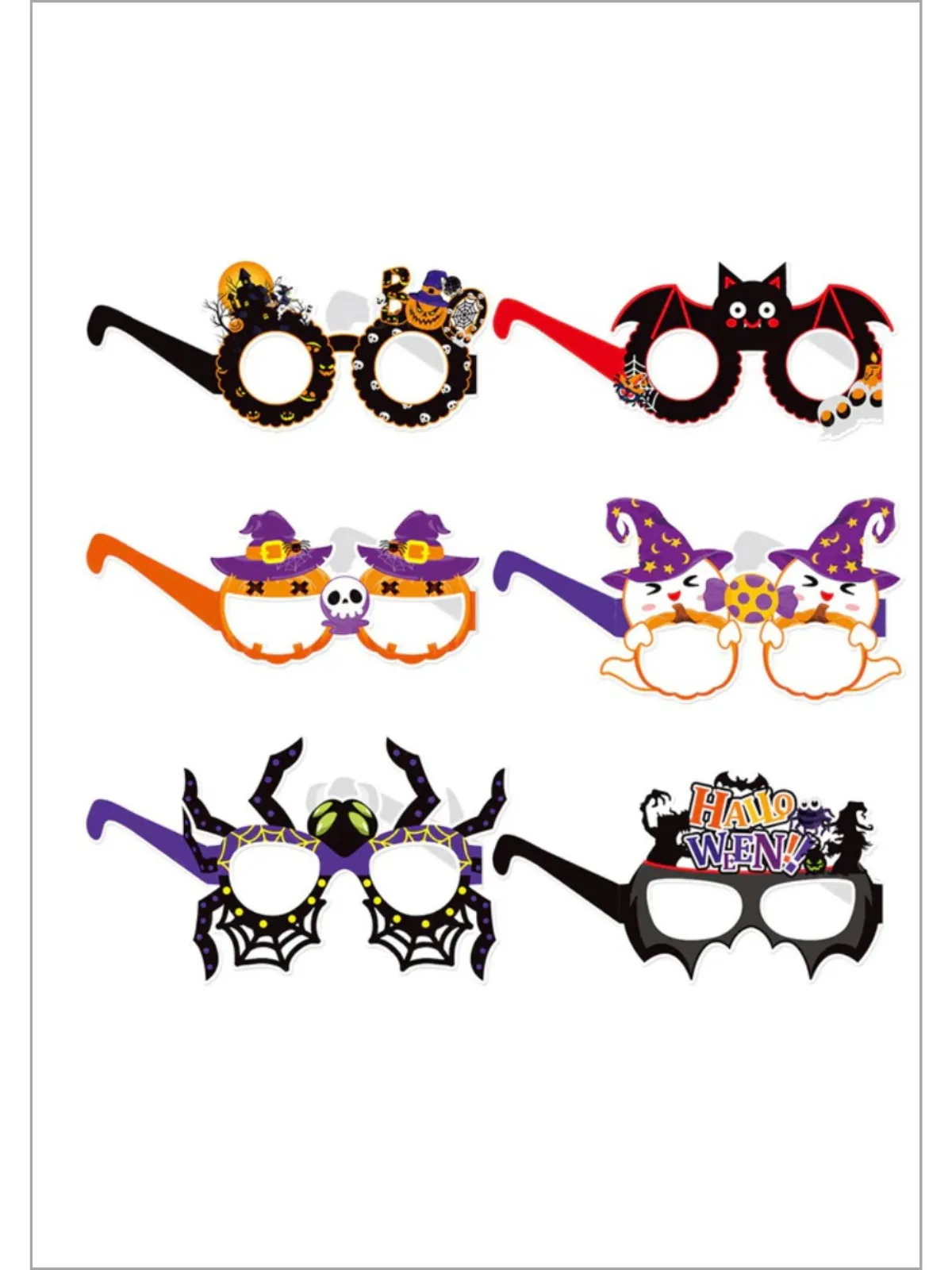 Monster Must-Haves Halloween Paper Glasses