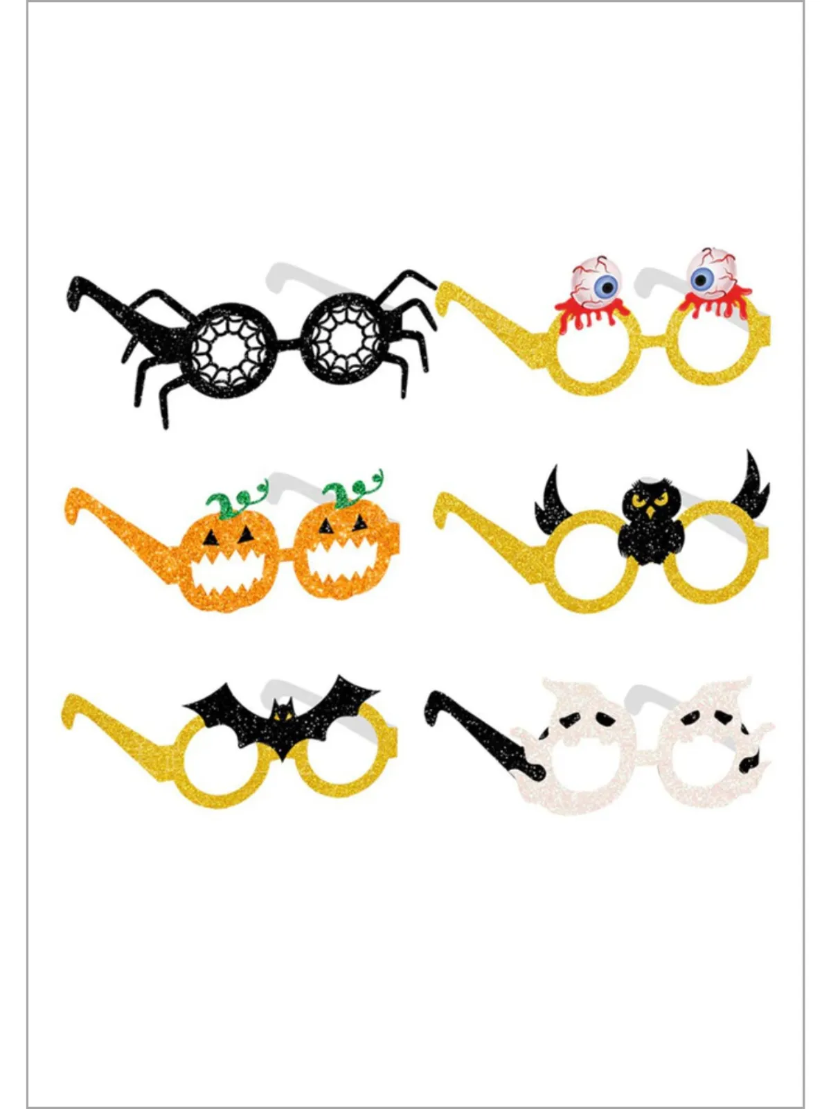 Monster Must-Haves Halloween Paper Glasses