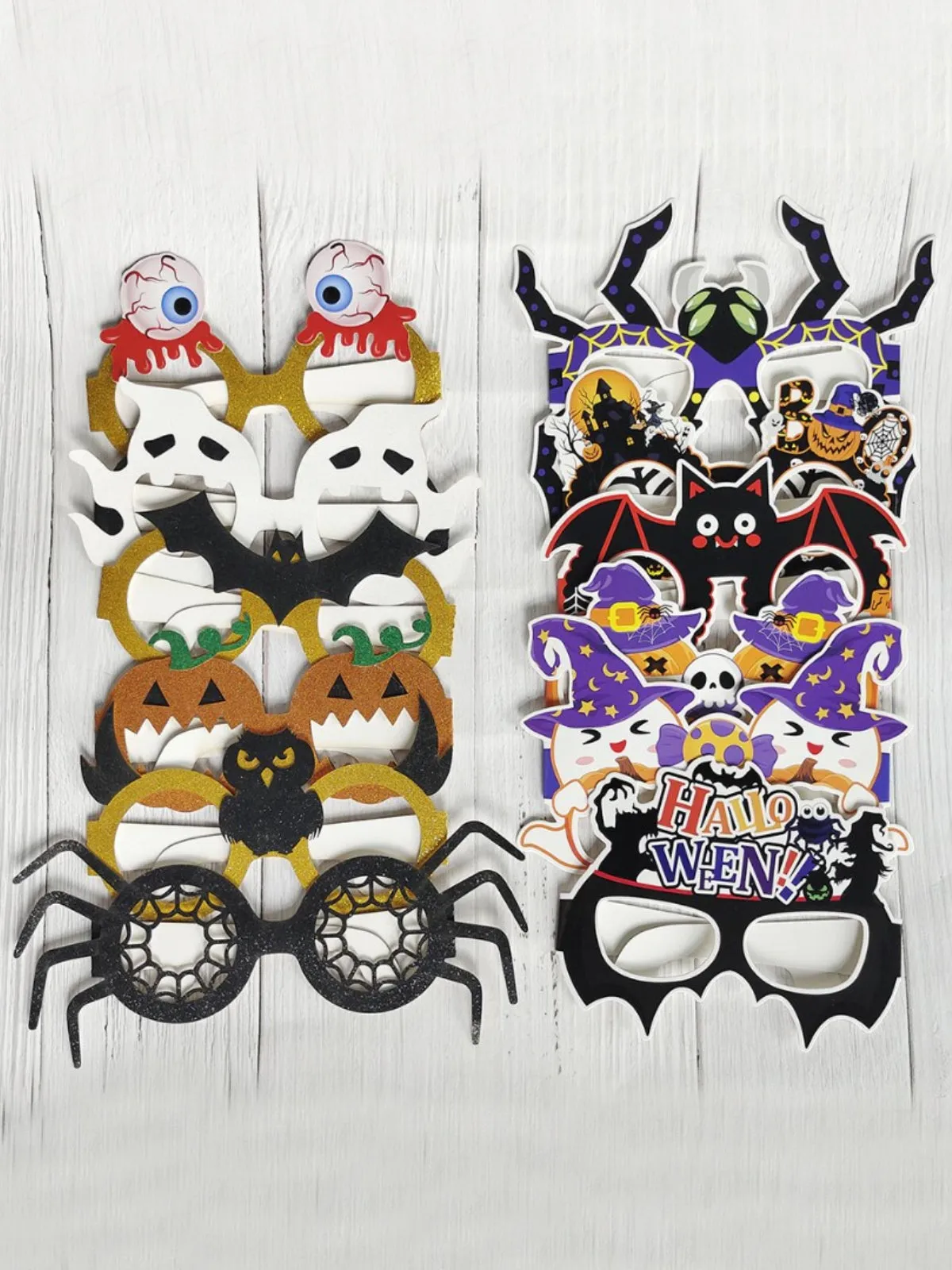 Monster Must-Haves Halloween Paper Glasses