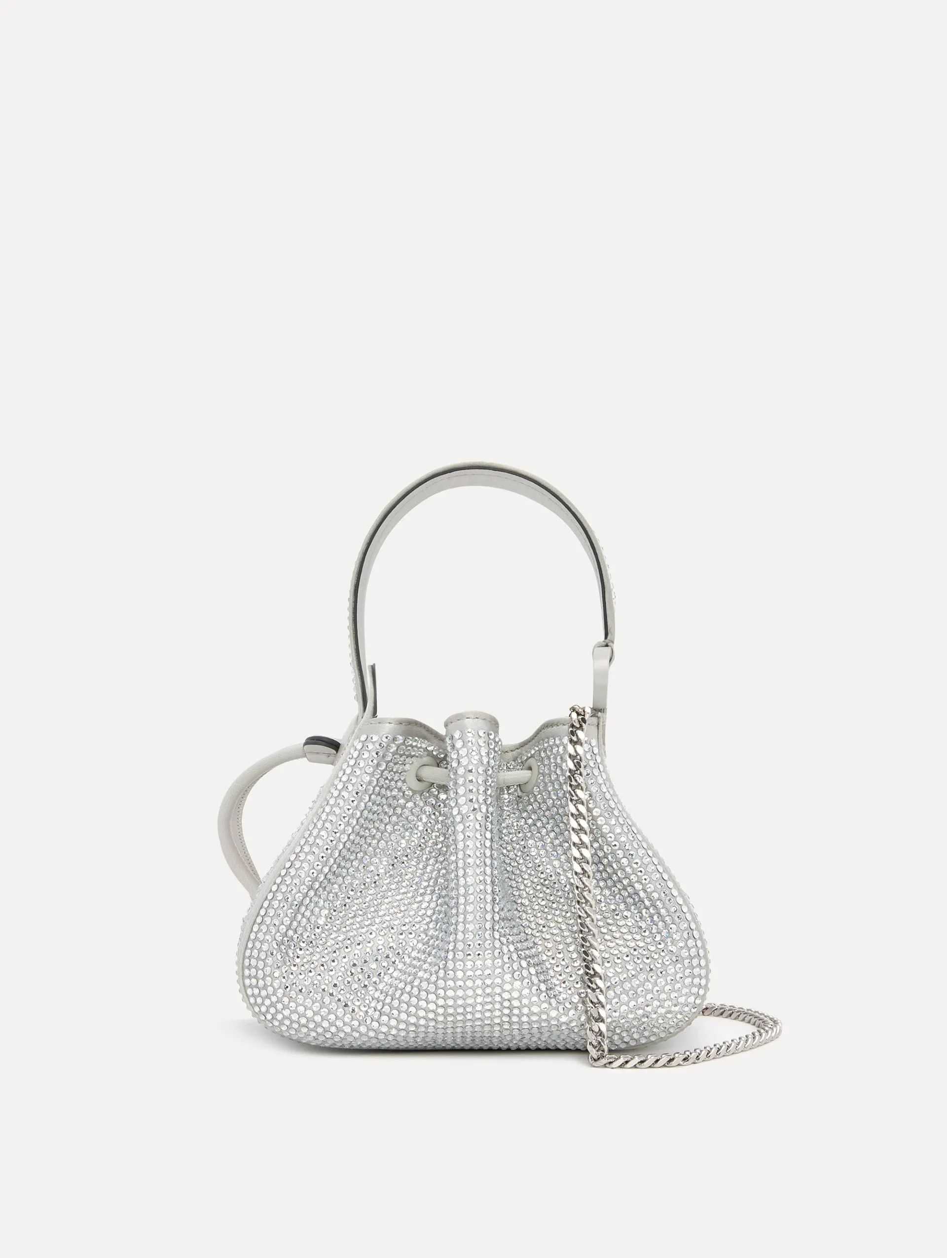 Nano Crystal Pavé O Handle Bag