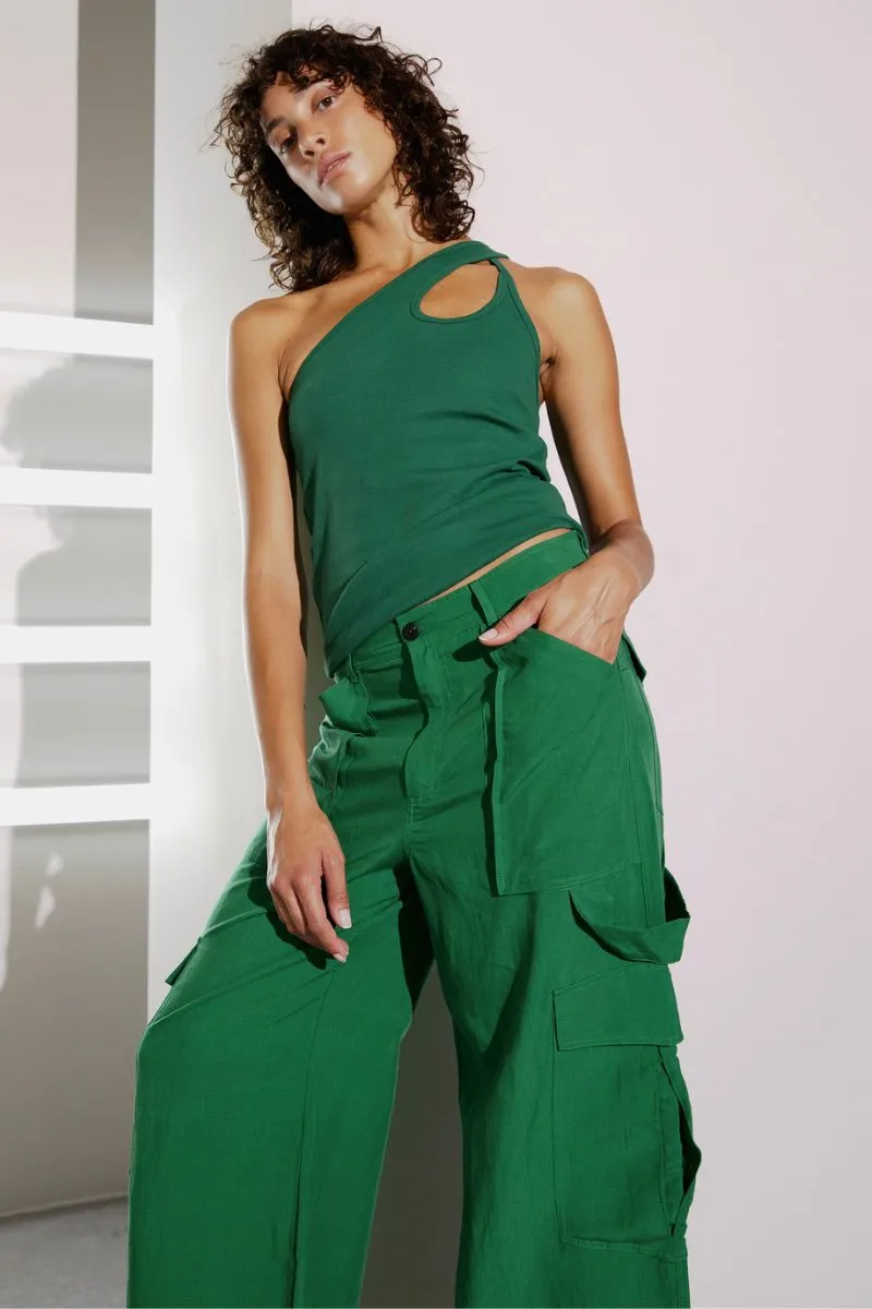 Natu Pants | Verdant Green | Bukser fra Copenhagen Muse