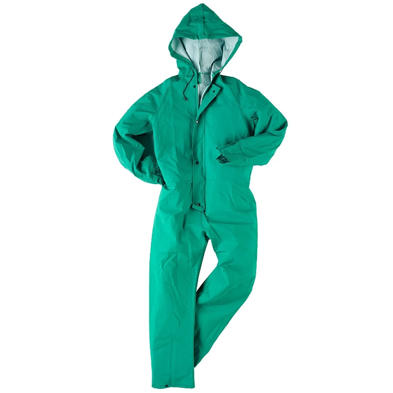 Neese I96ACA Green Industrial Splash Coveralls with Attached Hood 10096-50