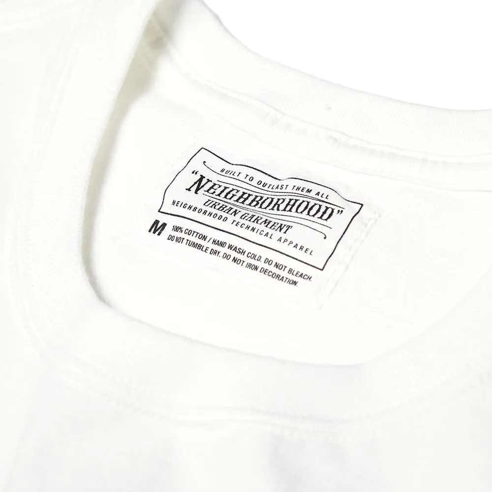 Neighborhood Embroidered TeeWhite