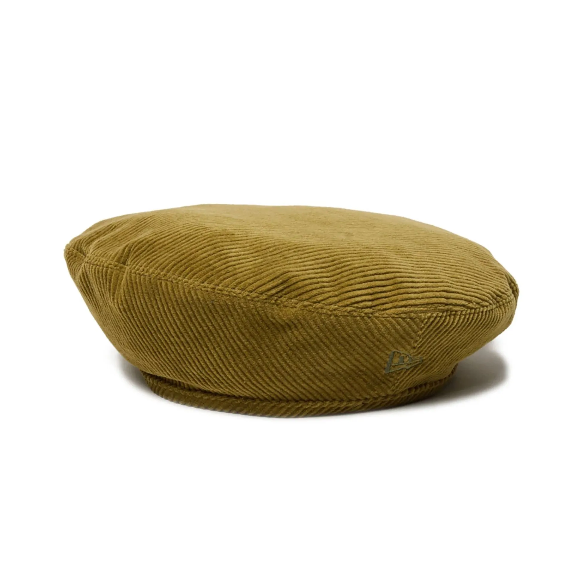 New Era Japan 8W Corduroy Khaki Beret Hat