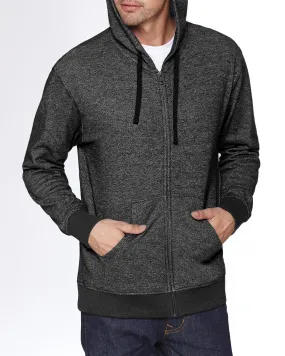 Next Level Denim Fleece Full-Zip Hoody 9600 Black