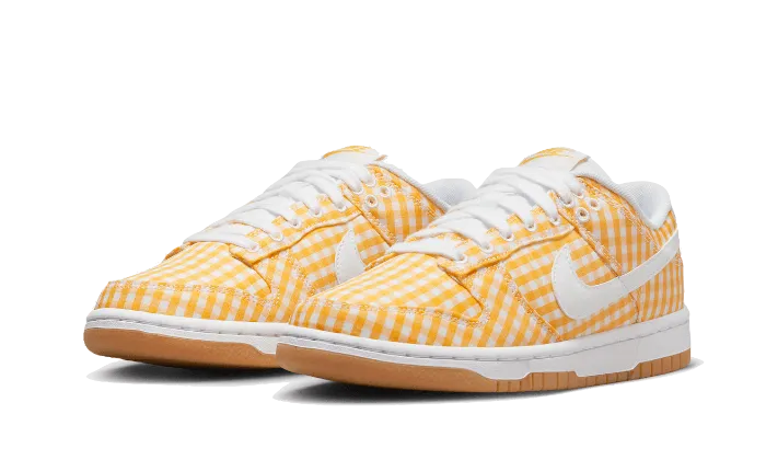 Nike Dunk Low Yellow Gingham