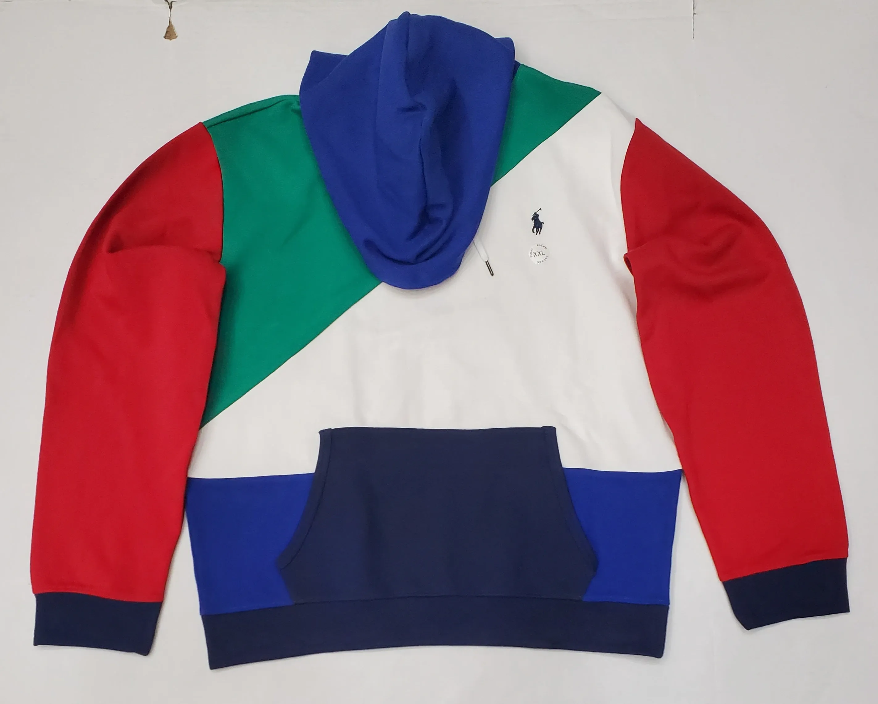 Nwt  Polo Ralph Lauren Colorblock Spellout Hoodie