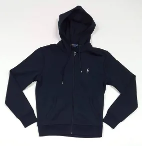 Nwt Polo Ralph Lauren Navy Double Knit Pony Hoodie