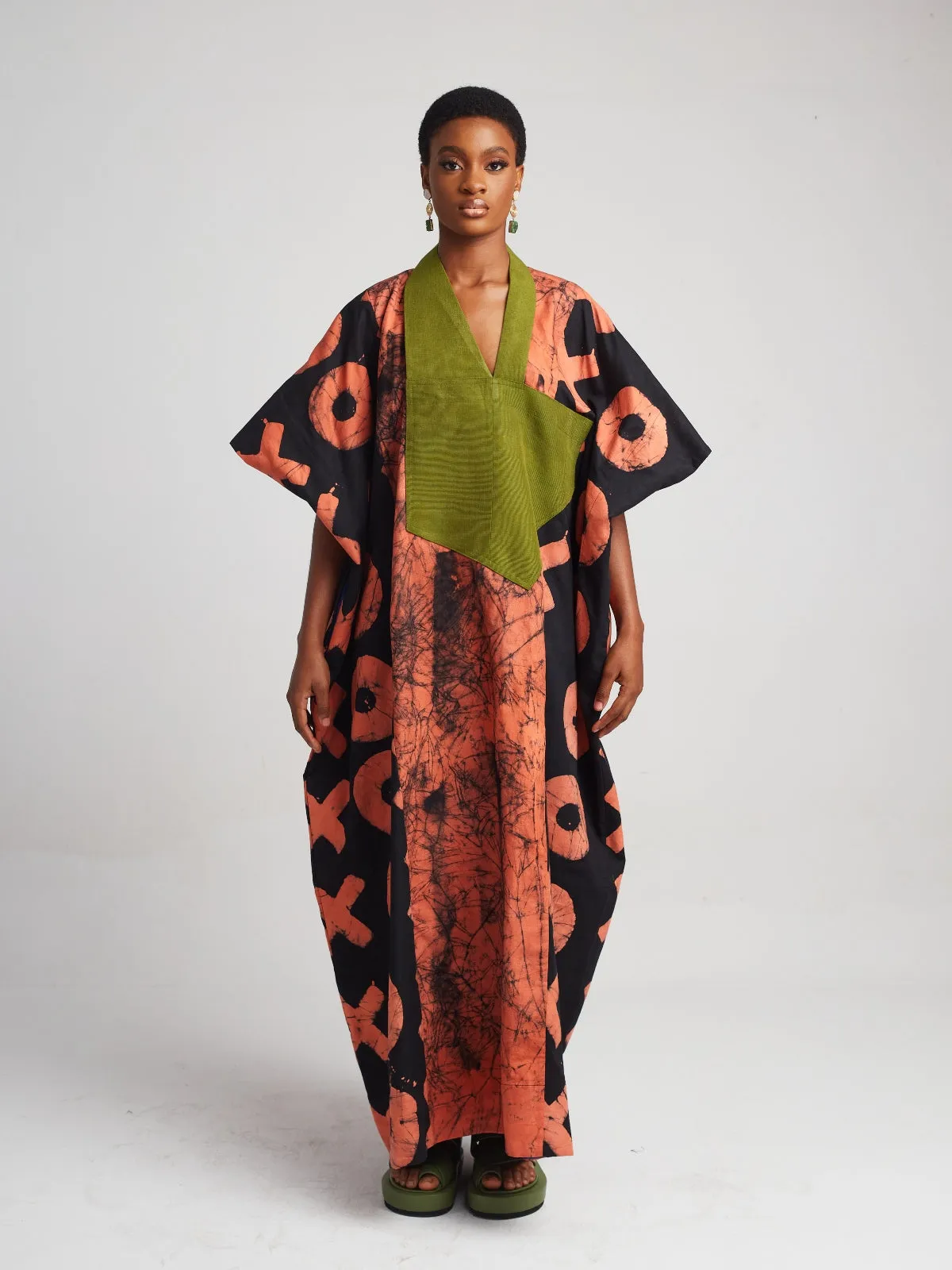 Orange Cotonou Dress