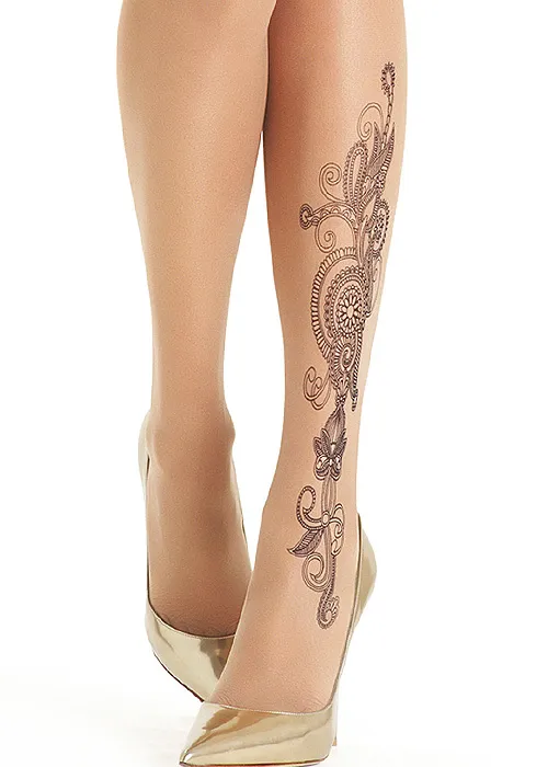 Oroblu Georgie Tattoo Effect Tights ()