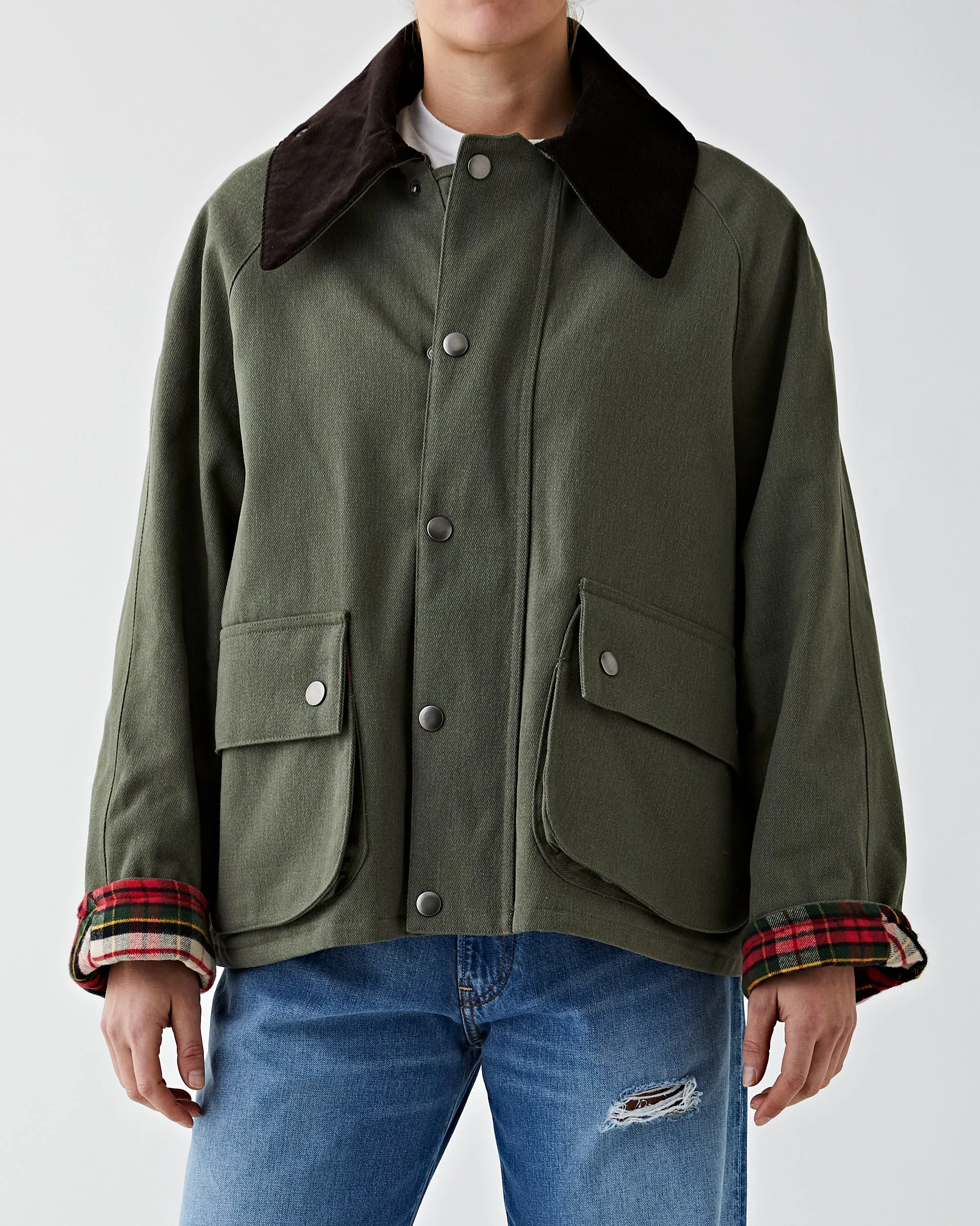 Oversized Field Jacket Olive