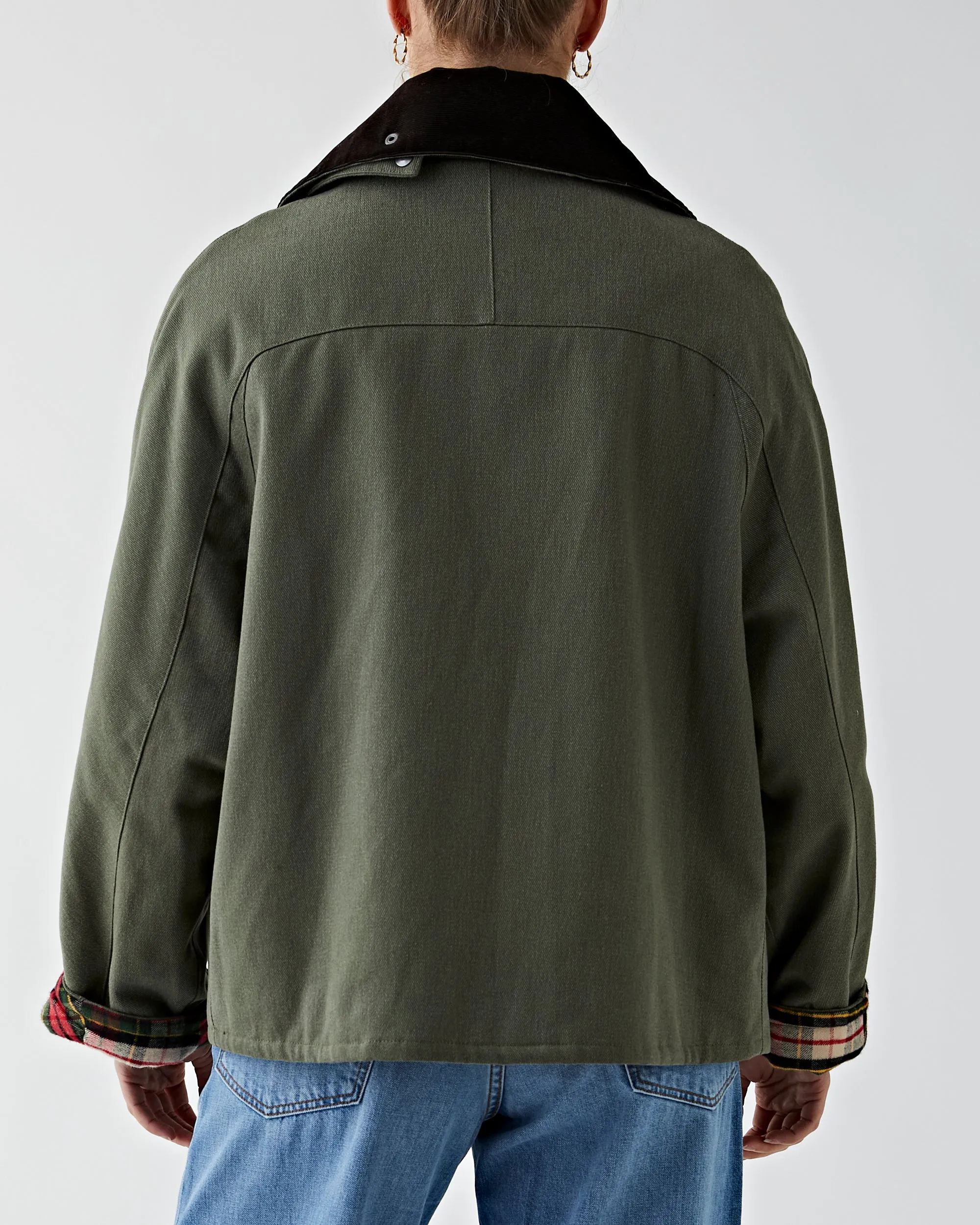 Oversized Field Jacket Olive