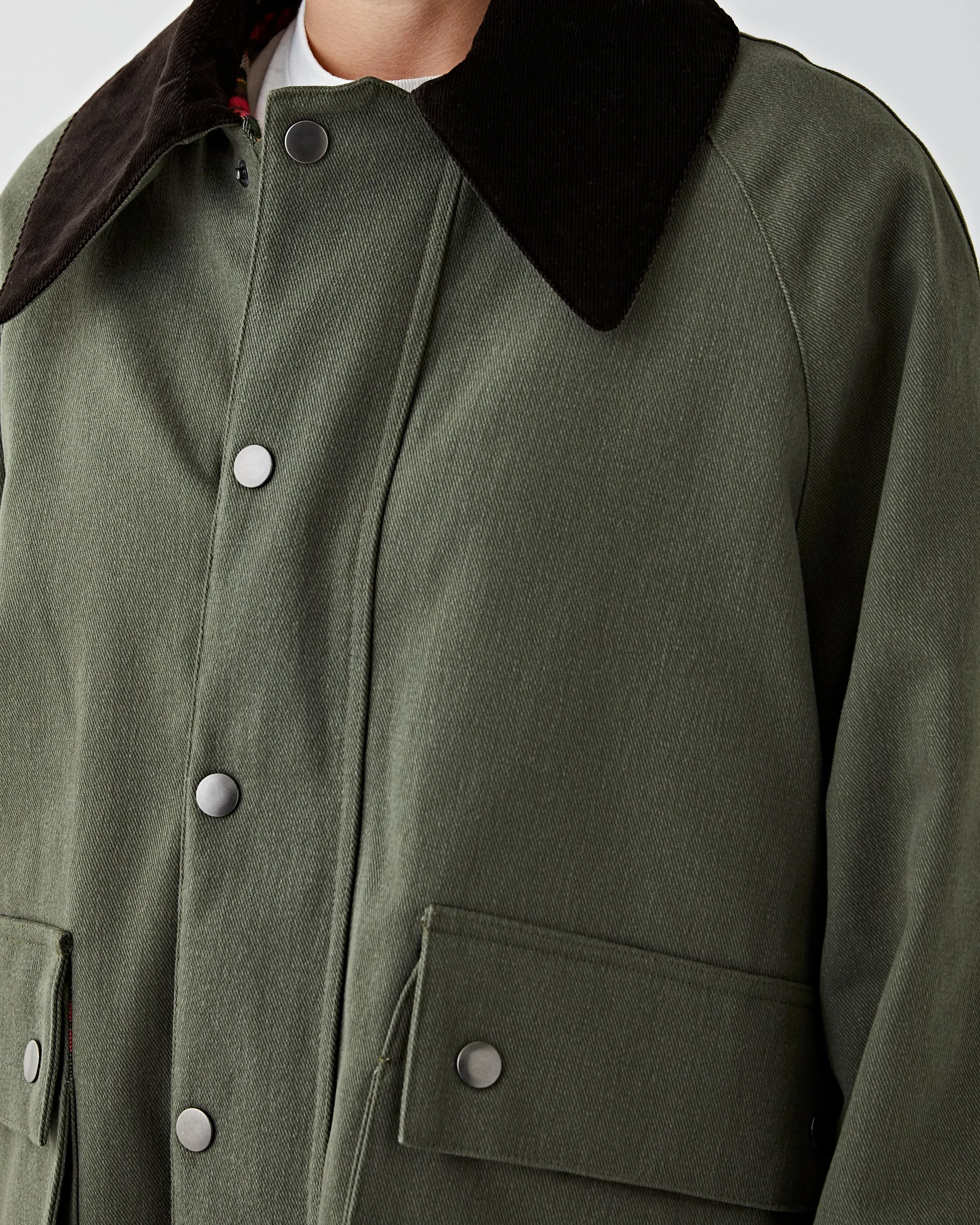 Oversized Field Jacket Olive