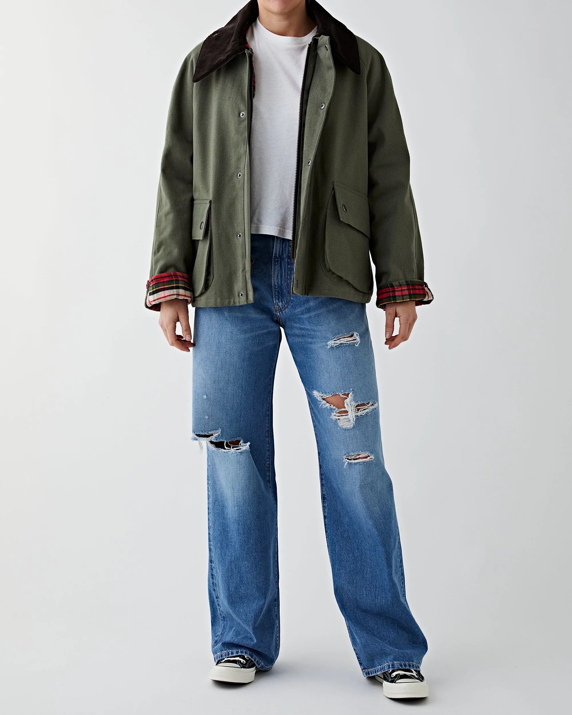 Oversized Field Jacket Olive