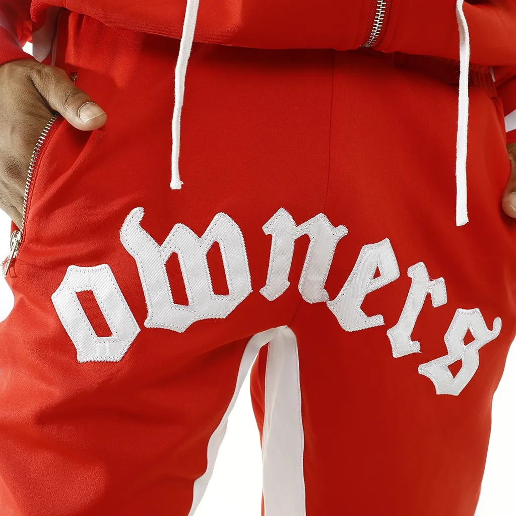 Own The Team Double Stripe Track Pant Red