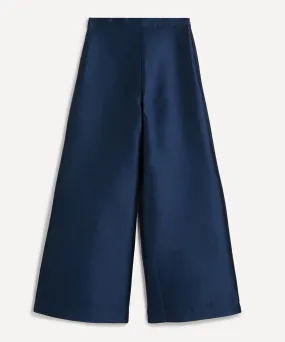 Paradis Silk-Blend Wide Leg Trousers