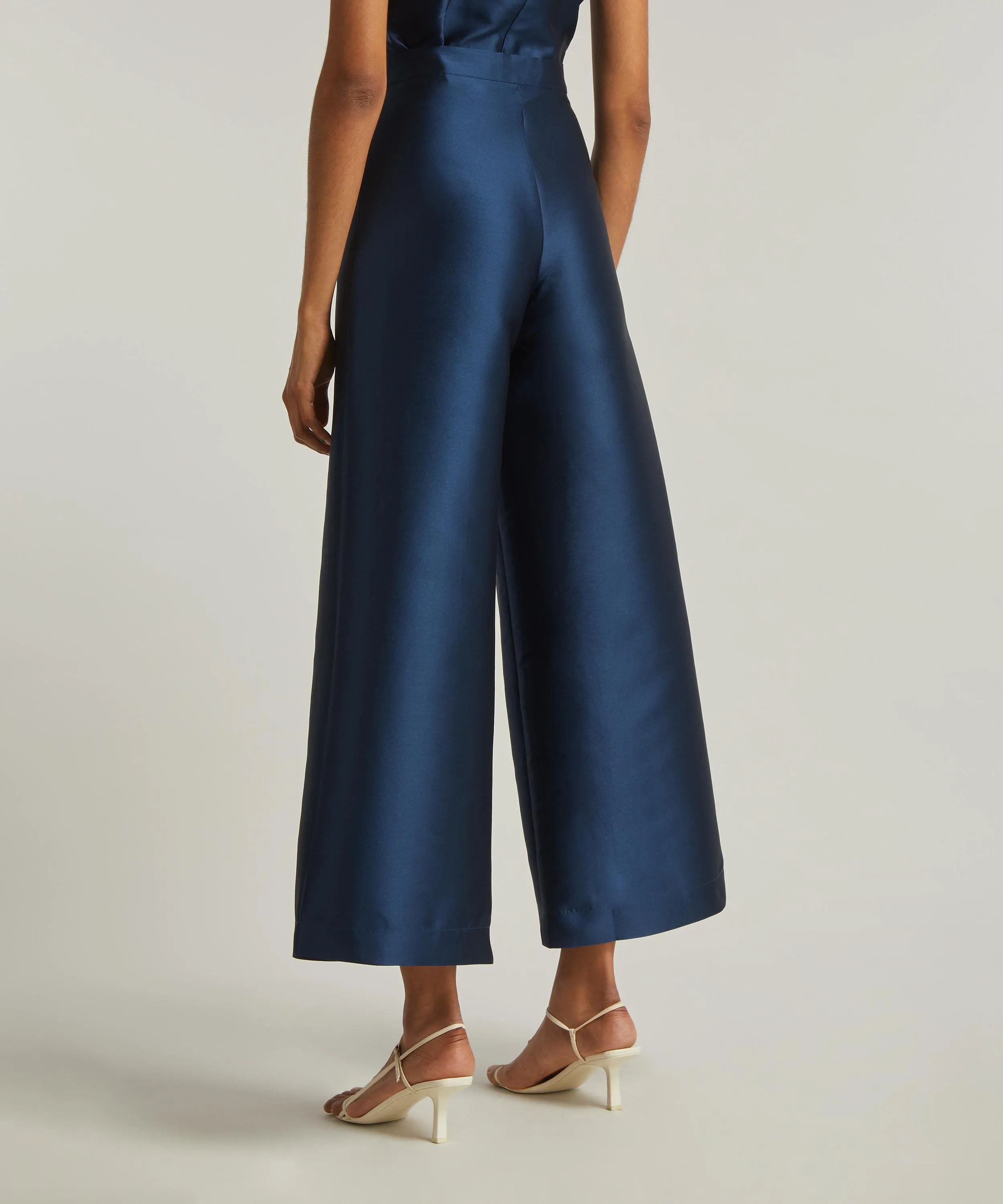 Paradis Silk-Blend Wide Leg Trousers