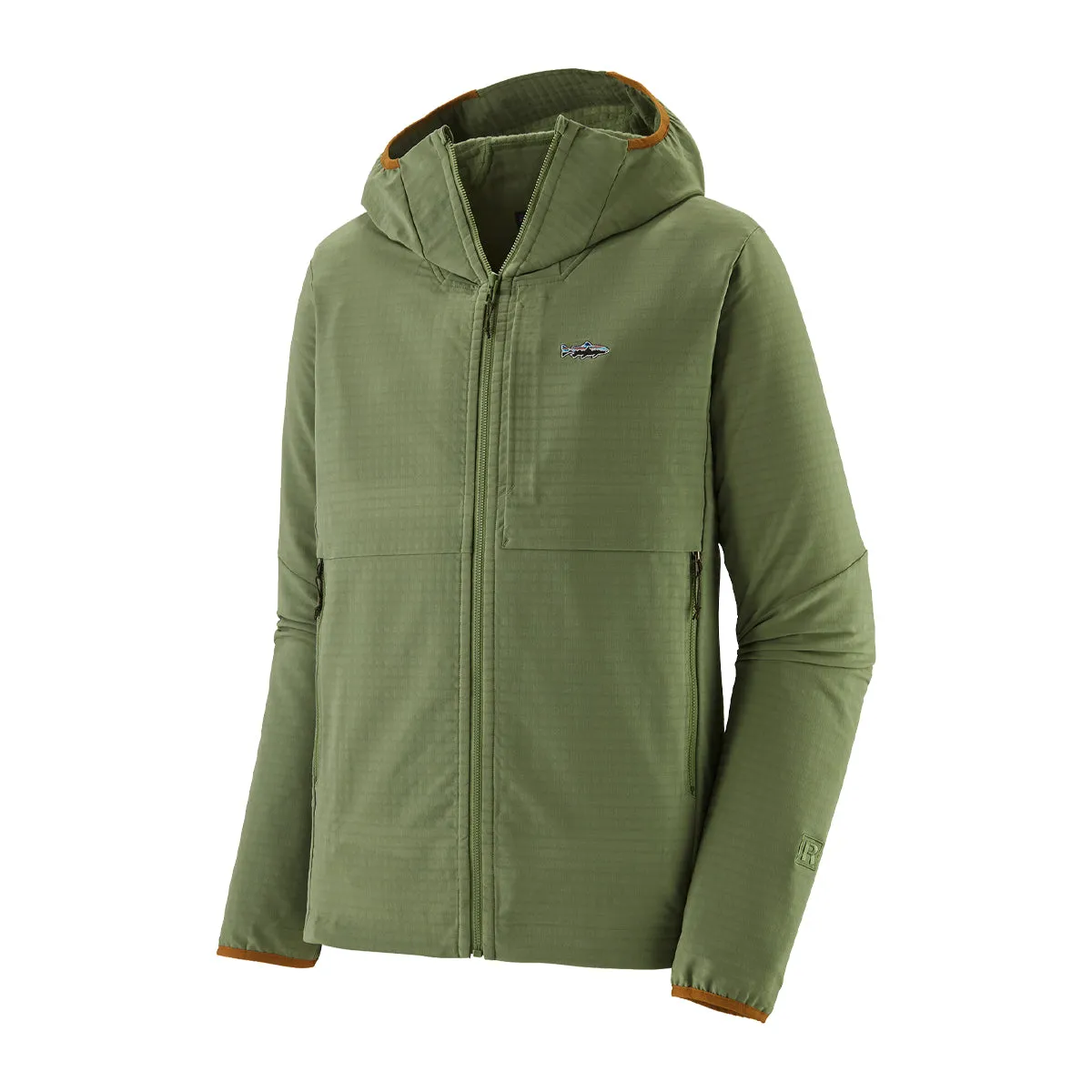 Patagonia R1 TechFace Fitz Roy Trout Hoody Terrain Green