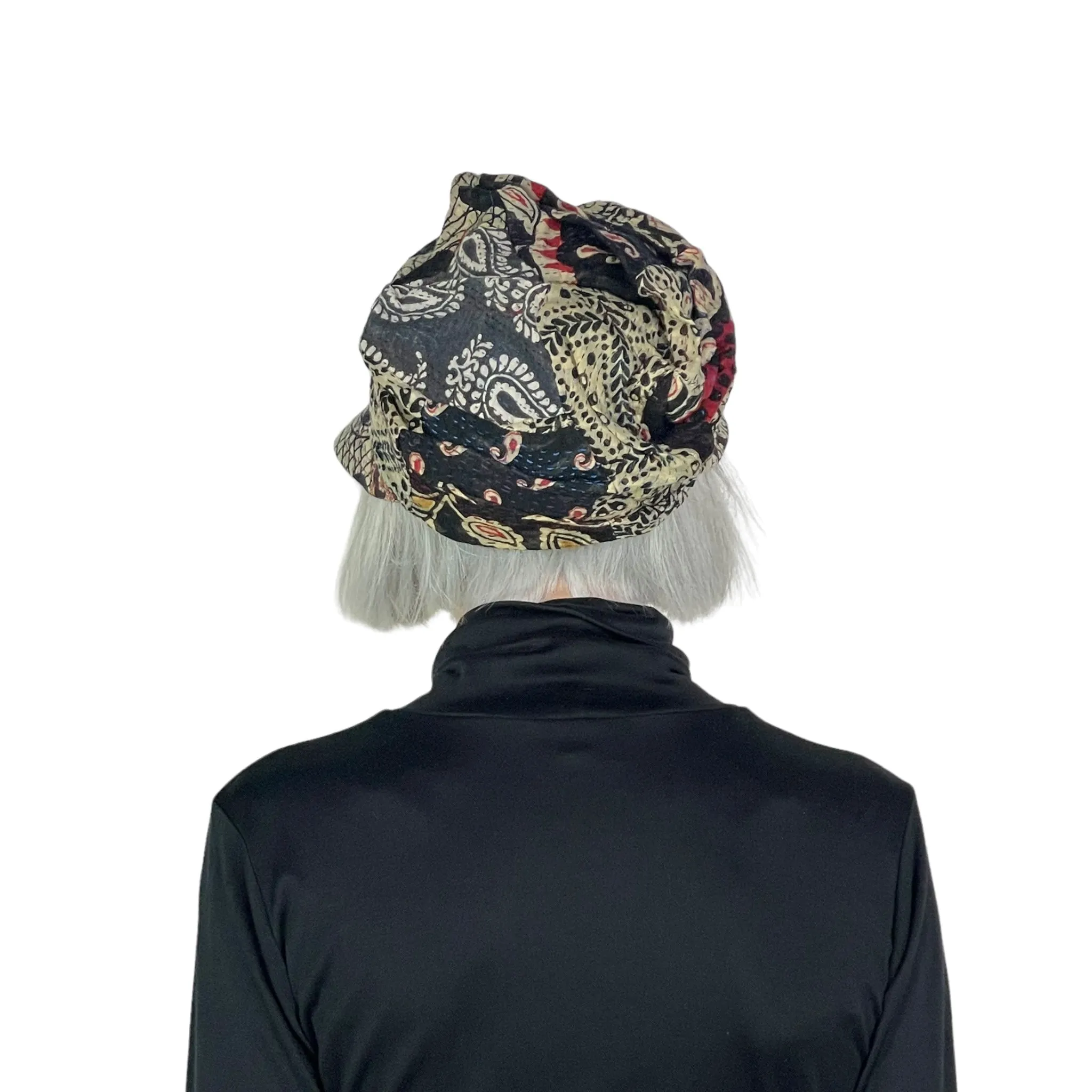 PATCH PRINT HALF BRIM HAT