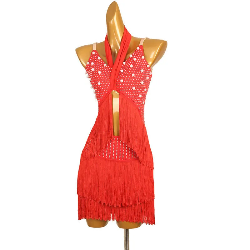 Pearl Firestorm Competition Dress | LQ385