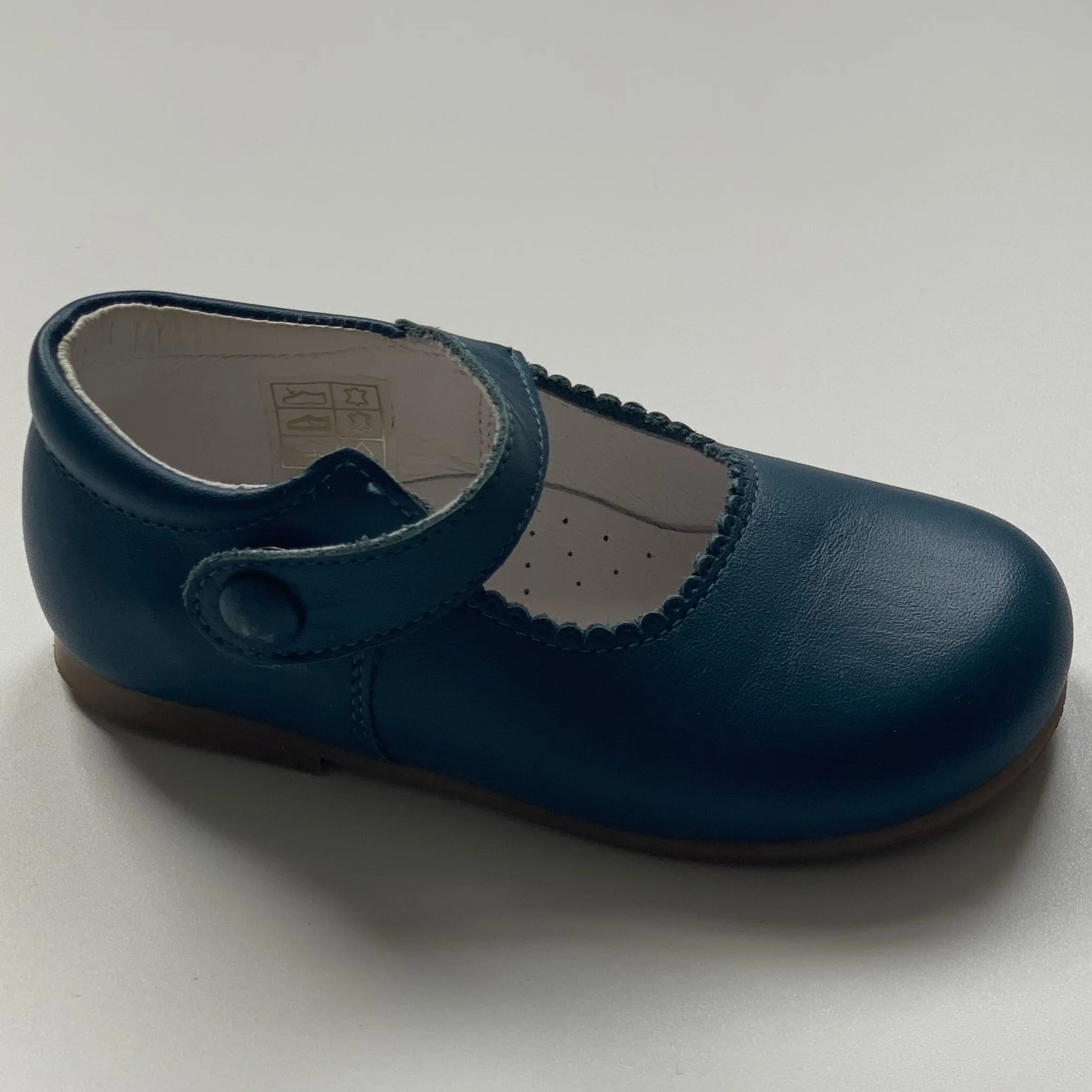 Pepa & Co Teal Blue Mary-Jane Shoes: Size 23