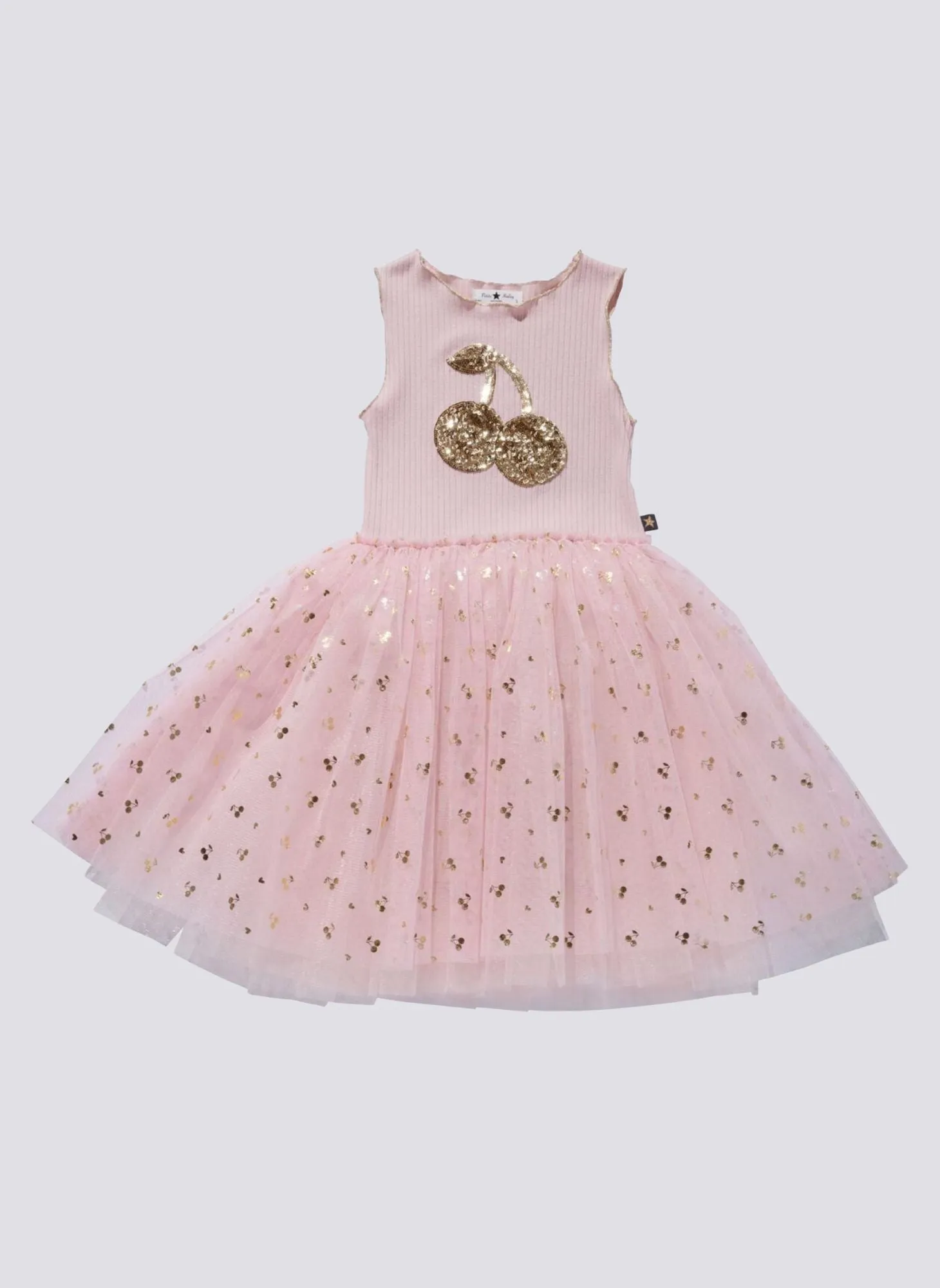 Petite Hailey Cherry Tutu Dress