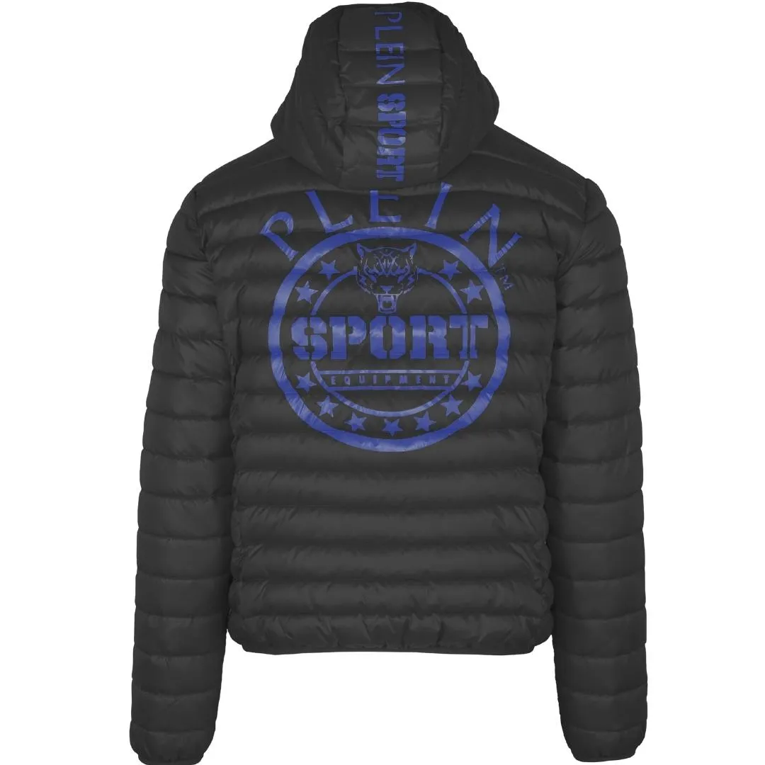 Plein Sport Padded Circle Logo Black Jacket