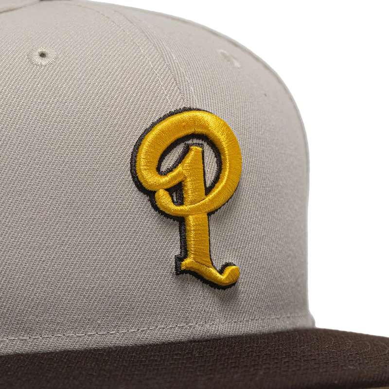 Politics x New Era 59FIFTY Fitted Hat - Cement/Chocolate