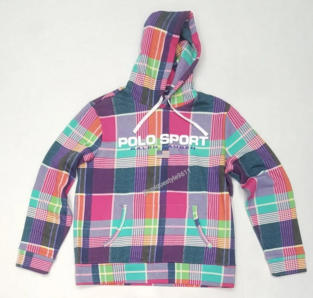 Polo Ralph Lauren Plaid Polo Sport Hoodie