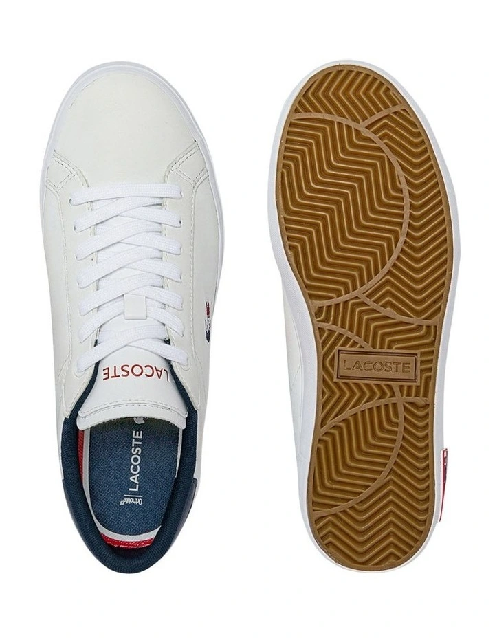 Powercourt Leather Sneaker in White