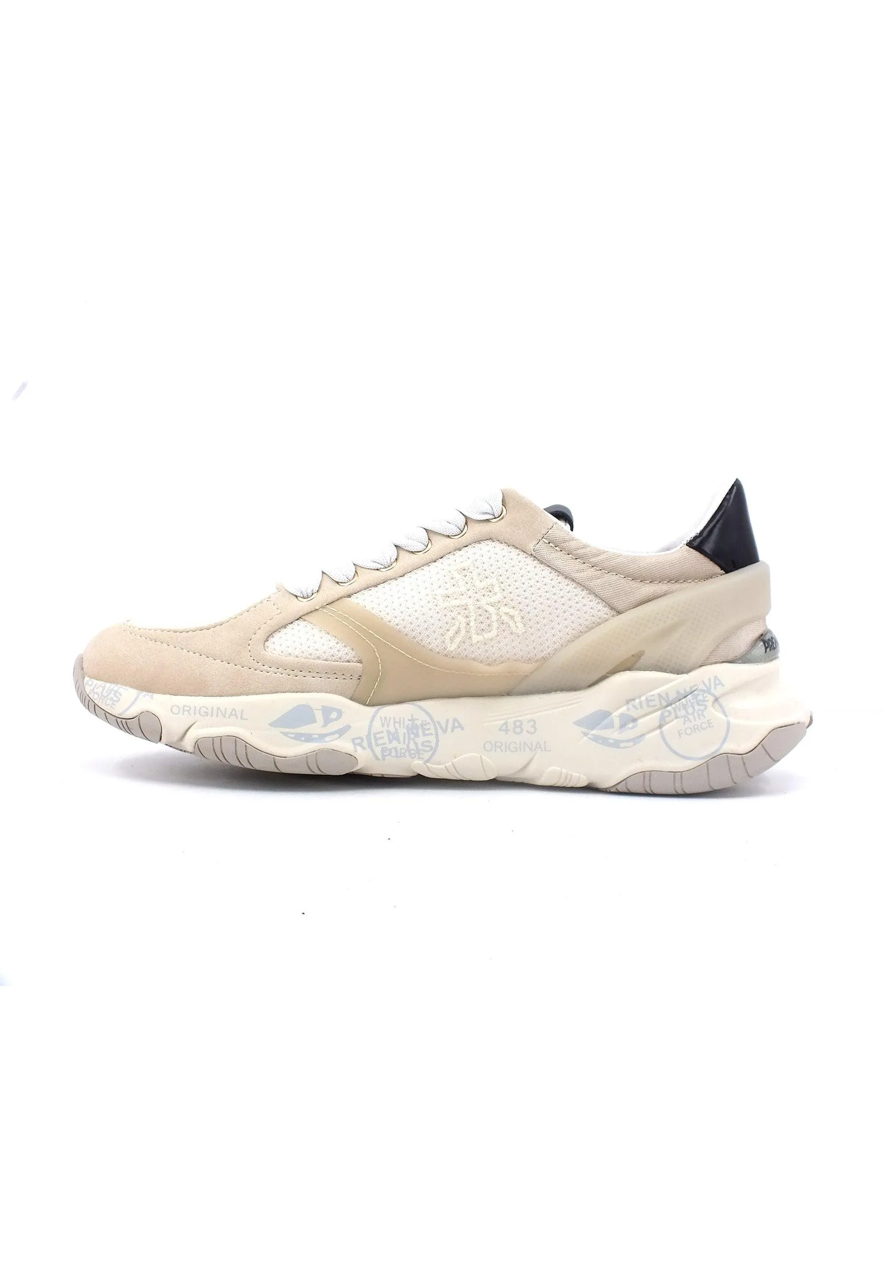 PREMIATA Sneaker Donna Cream Beige BUFFLY-6540