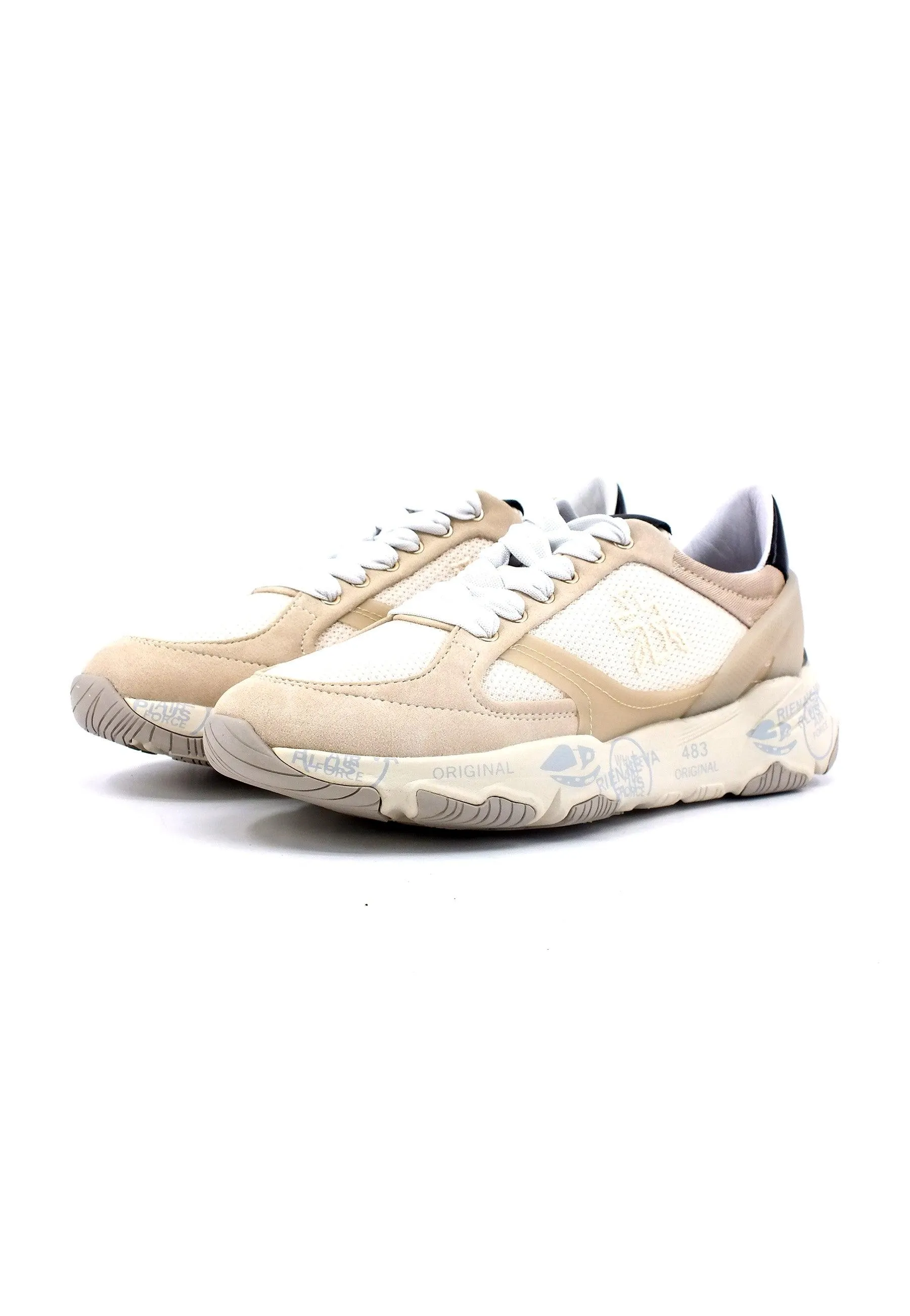 PREMIATA Sneaker Donna Cream Beige BUFFLY-6540