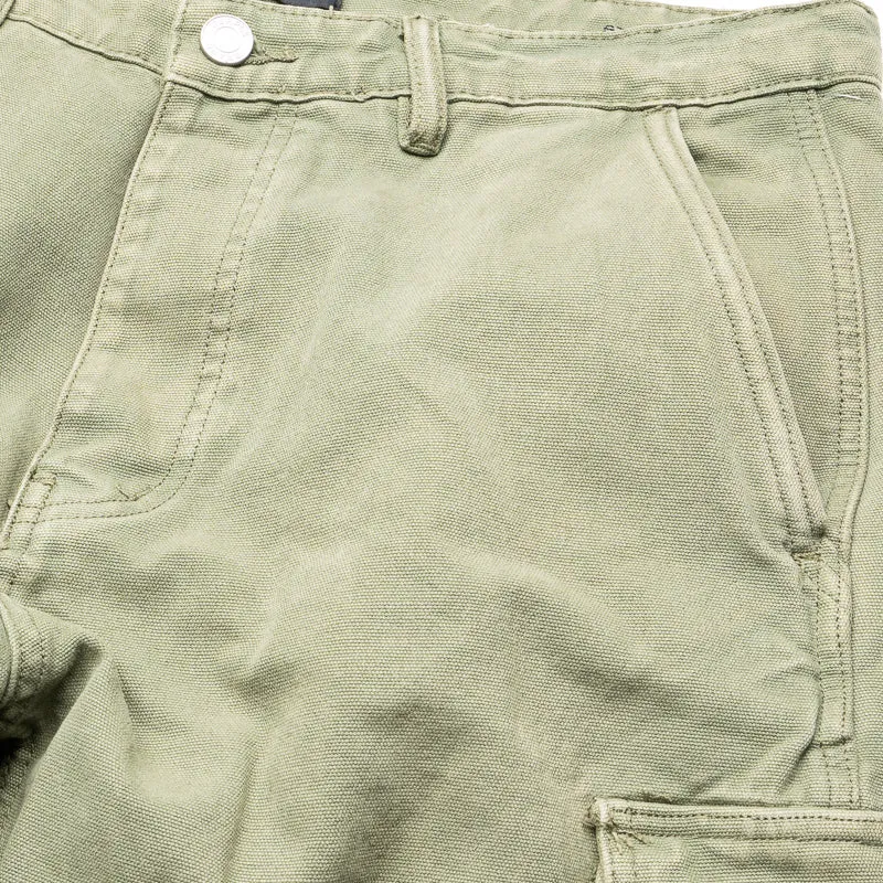 Purple Brand Canvas Cargo Vintage Pant - Green