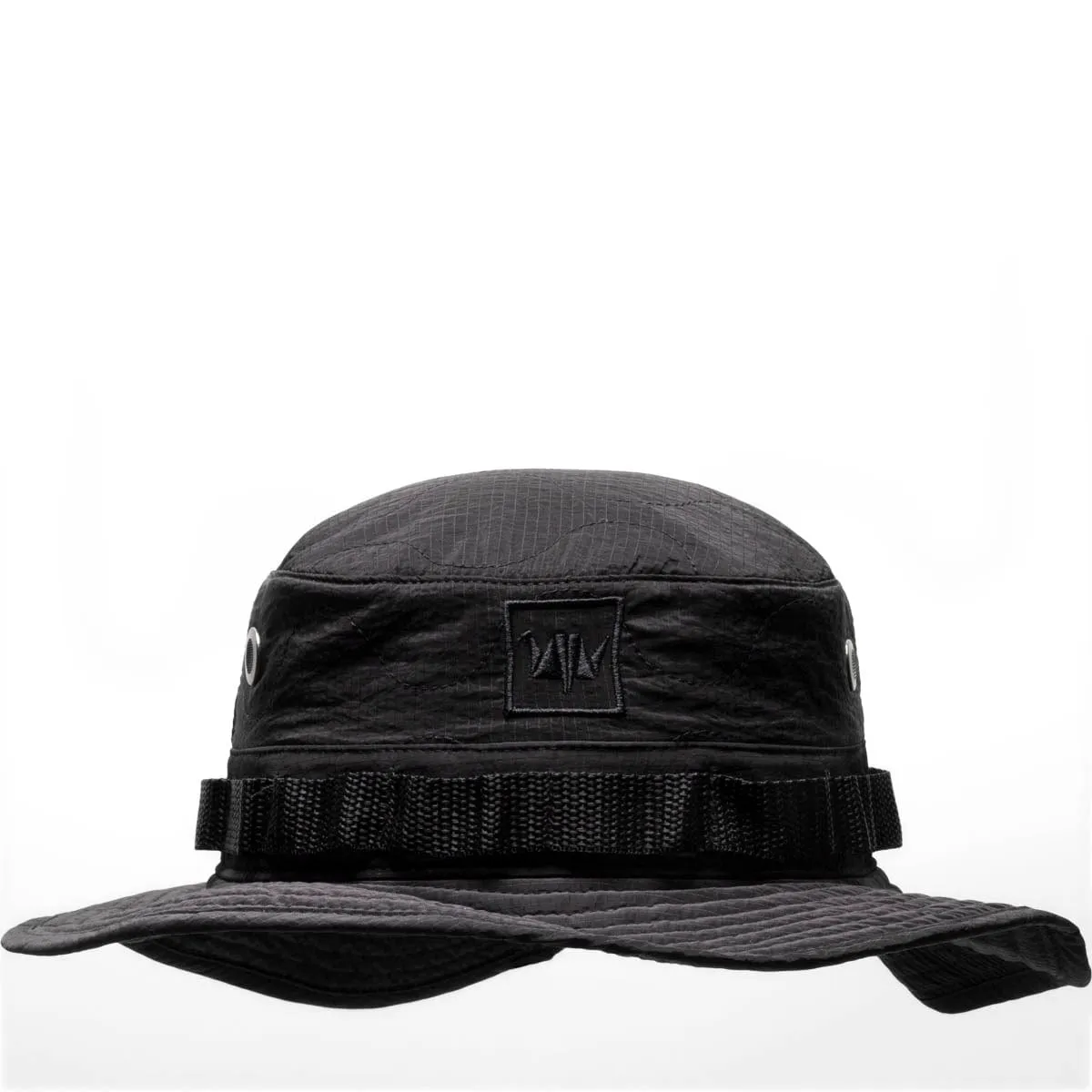 QUILTED NYLON HAT BLACK | Bodega