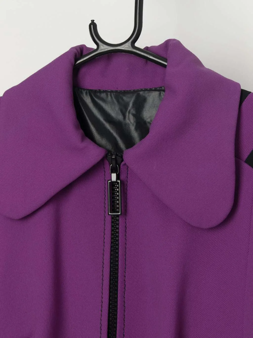 Rare vintage purple jacket with dog ear collar – Medium