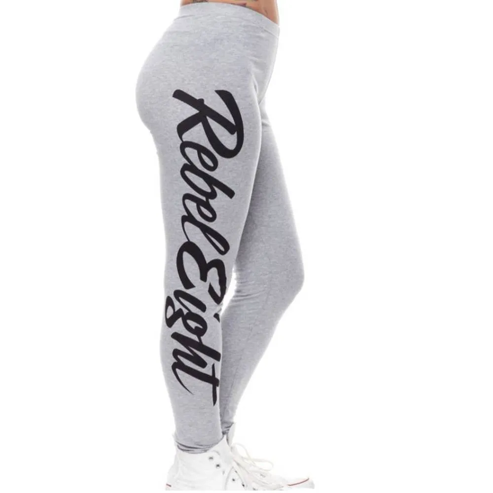 Rebel8 Women's Script Leggings